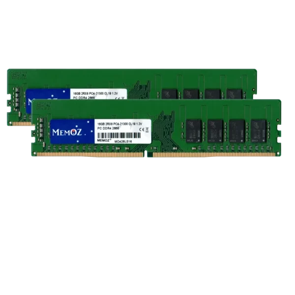 32GB 2x 16GB 2666 Mhz DDR4 Desktop RAM PC Memory PC4 21300 UDIMM - Image 2